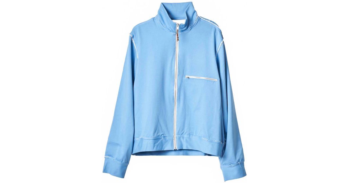 Camiel Fortgens Zip-Up Track Jacket in Blue for Men | Lyst