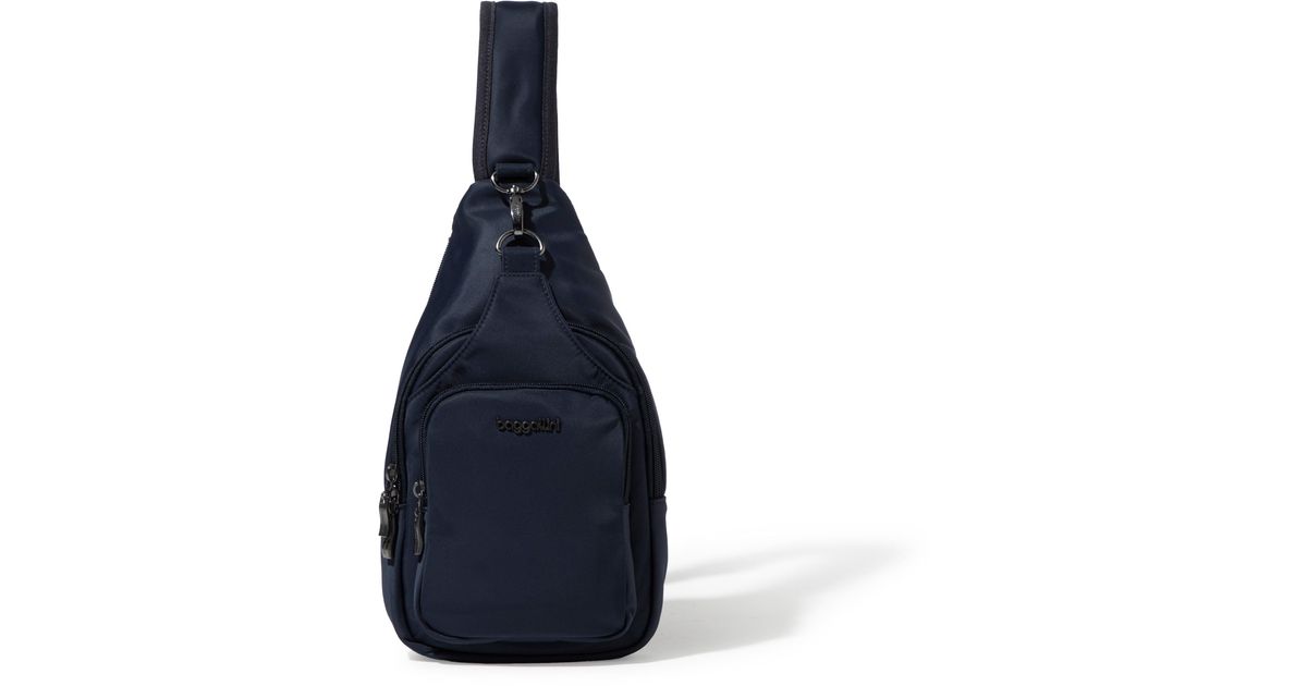 Baggallini Central Park Sling in French Navy (Blue) Lyst