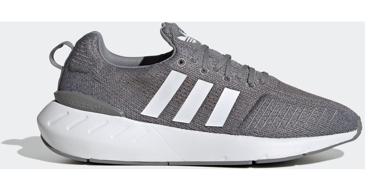 mens grey adidas swift run
