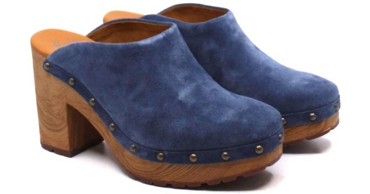KorkEase Sudbury Clogs in Blue Lyst