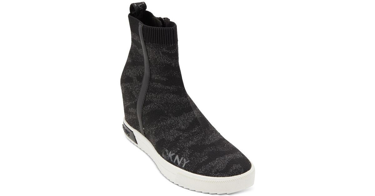 dkny cali wedge sneaker