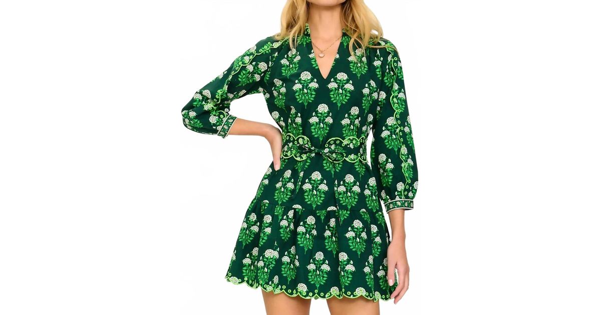 slim fit dress slacks RENT Pink City Prints Hazel Parakeet Linen Dress (RRP £200) main image 1