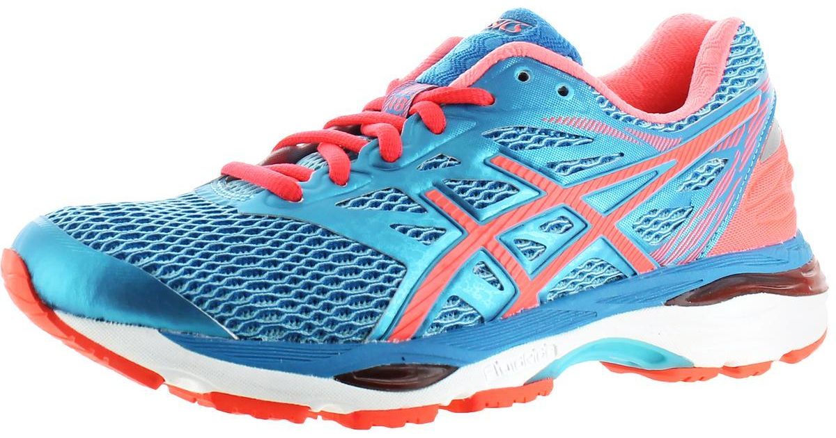 Asics Gelcumulus 18 Colorblock Training Running Shoes in Blue Lyst