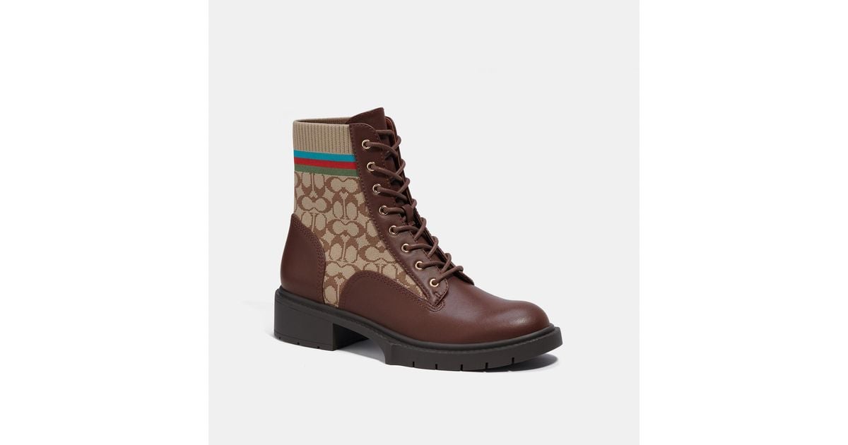 Coach Outlet Livia Bootie in Brown Lyst