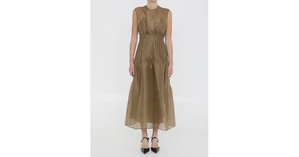 KHAITE Wes Dress in Natural | Lyst KHAITE Wes Dress in Natural | Lyst