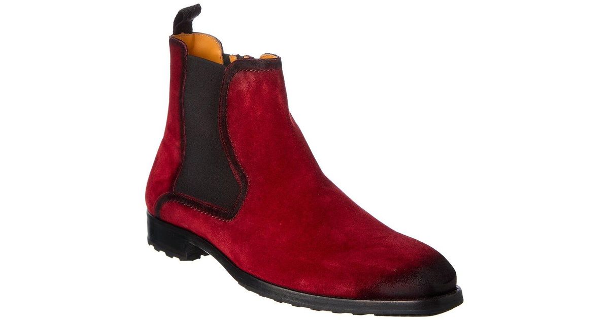 Mezlan Boot in Red for Men |