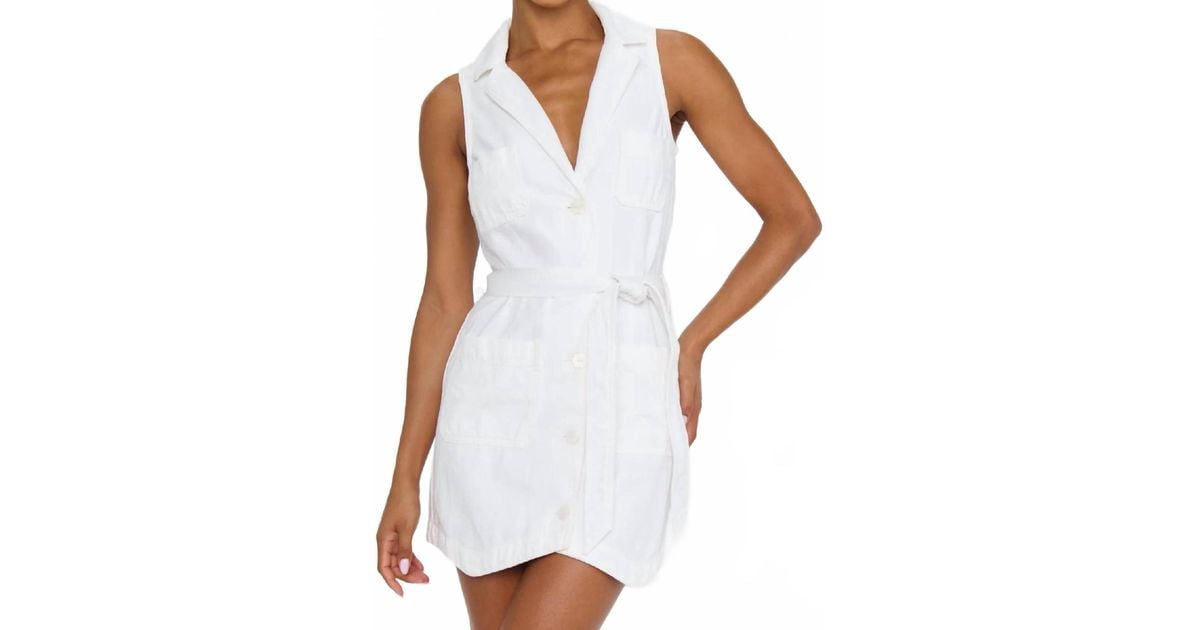 Show Me Your Mumu Fairfield Mini Dress in White | Lyst