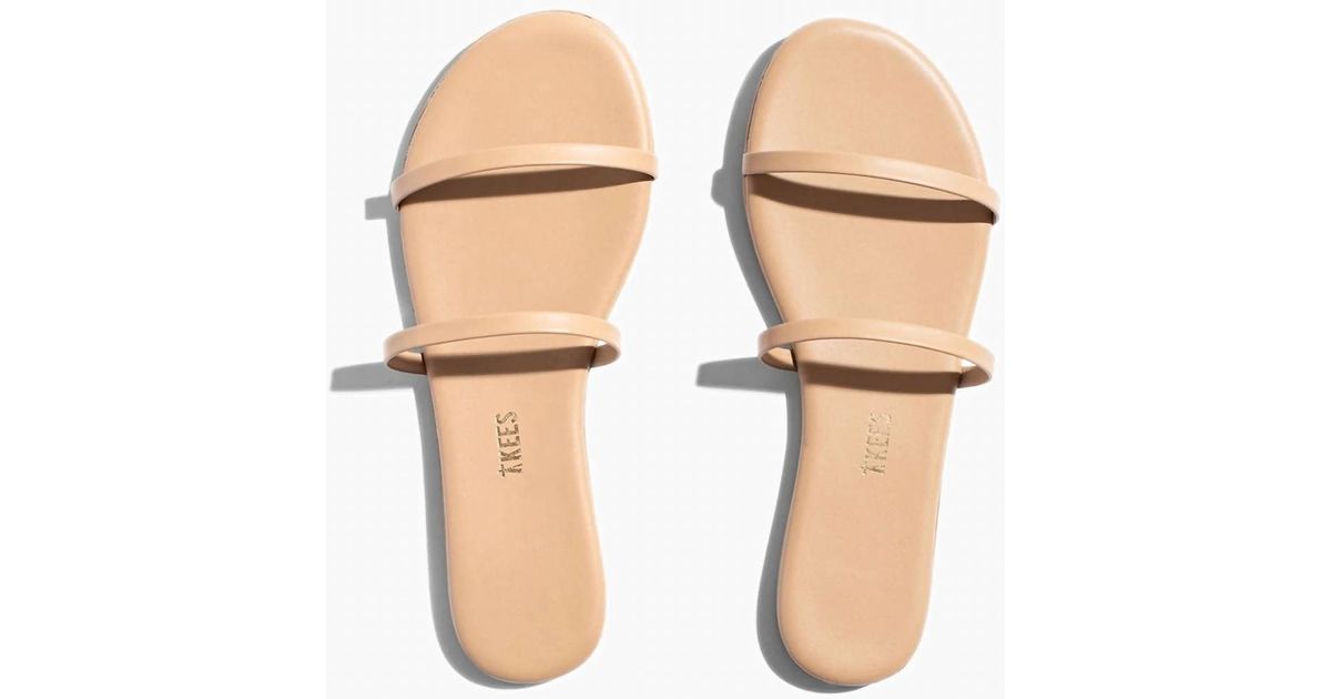 TKEES Gemma Sandal In Sunkissed in Natural Lyst