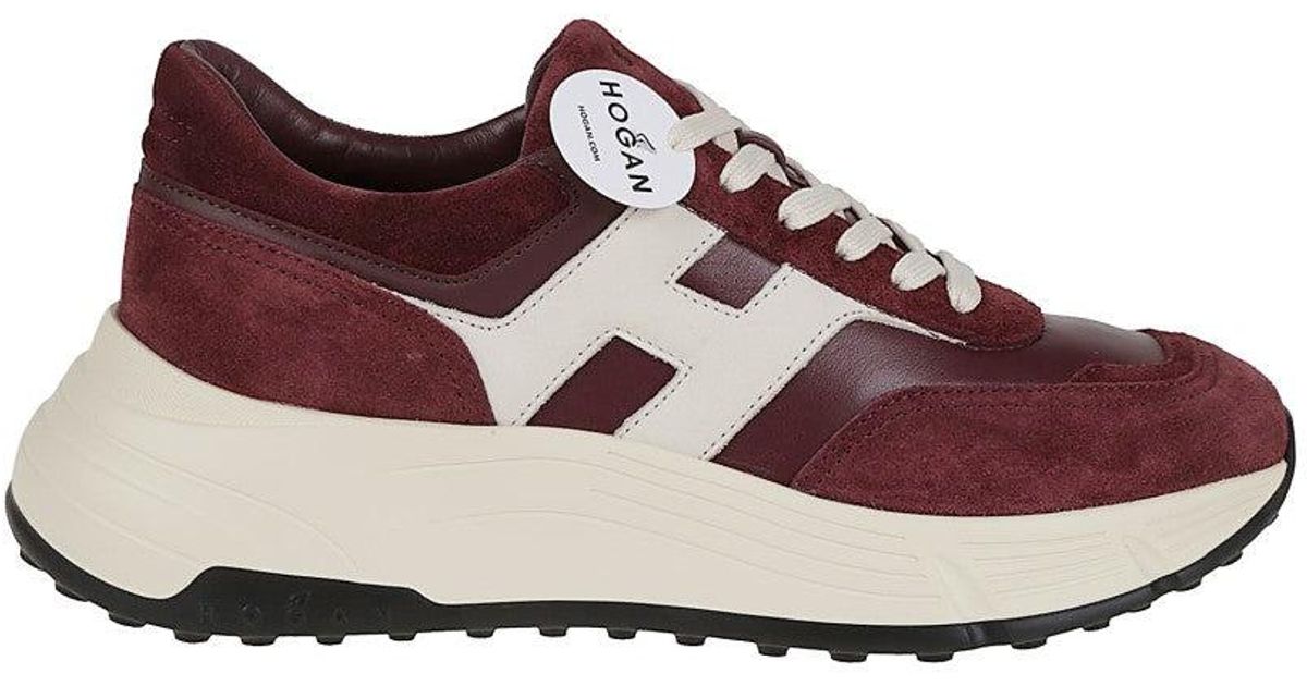 Hogan Suede And Technical Fabric Hyperlight Sneakers in
