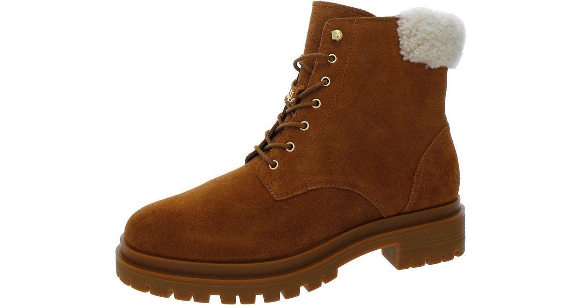 ralph lauren combat boots