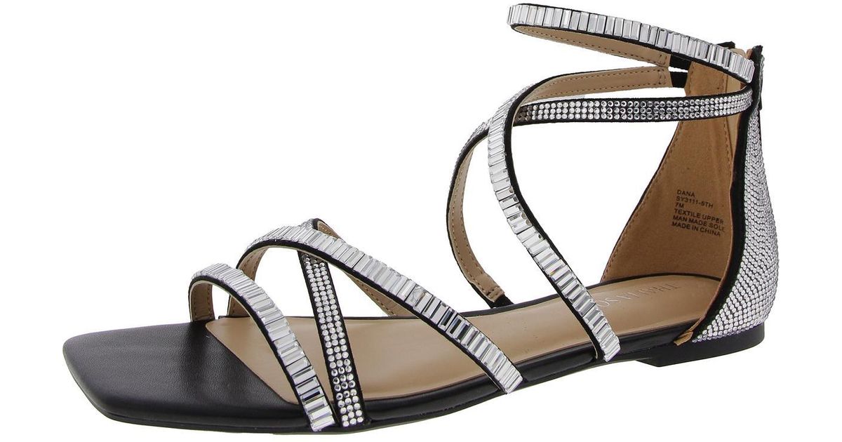 Thalia Sodi Women's Darria4 Evening Heeled Sandals Black Size 8.5 W