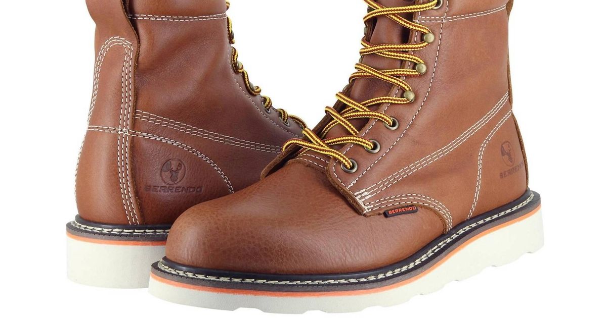 NEW BERRENDO men\'s soft toe work boots safety footwear electrical hazard rated i Berrendo 6 main image 2
