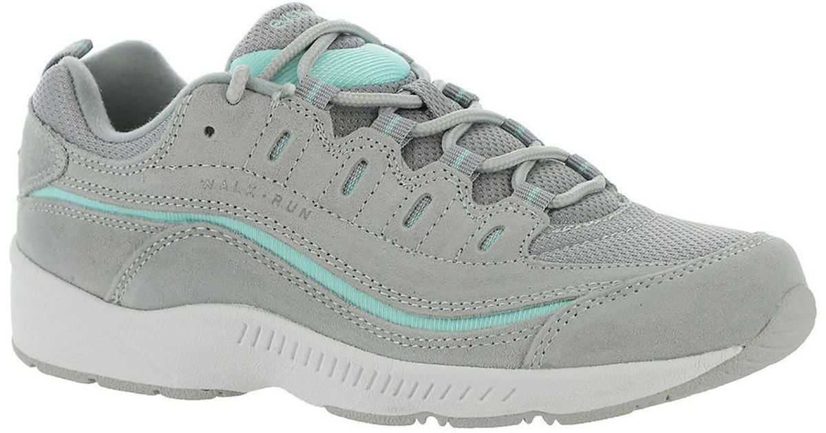 Easy Spirit Romy Cushioned Footbed Workout Running Shoes in Gray Lyst