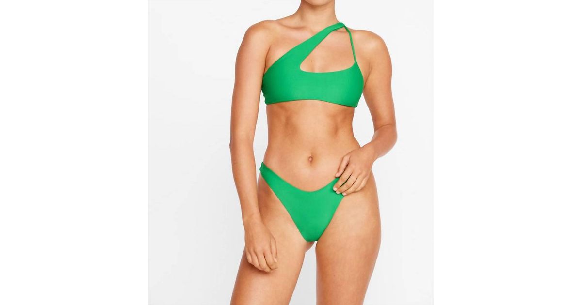 Mikoh Swimwear Queensland 2 Top In Grass in Green Lyst