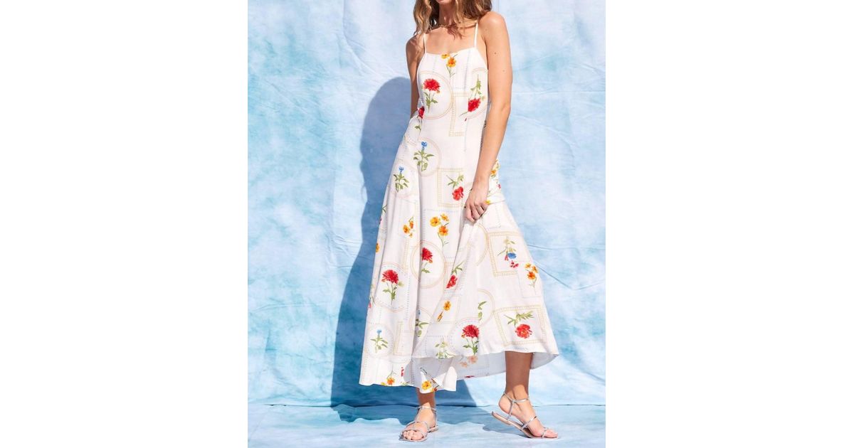 illa illa maxi dress Illa Crochet Maxi Dress - Cream/combo