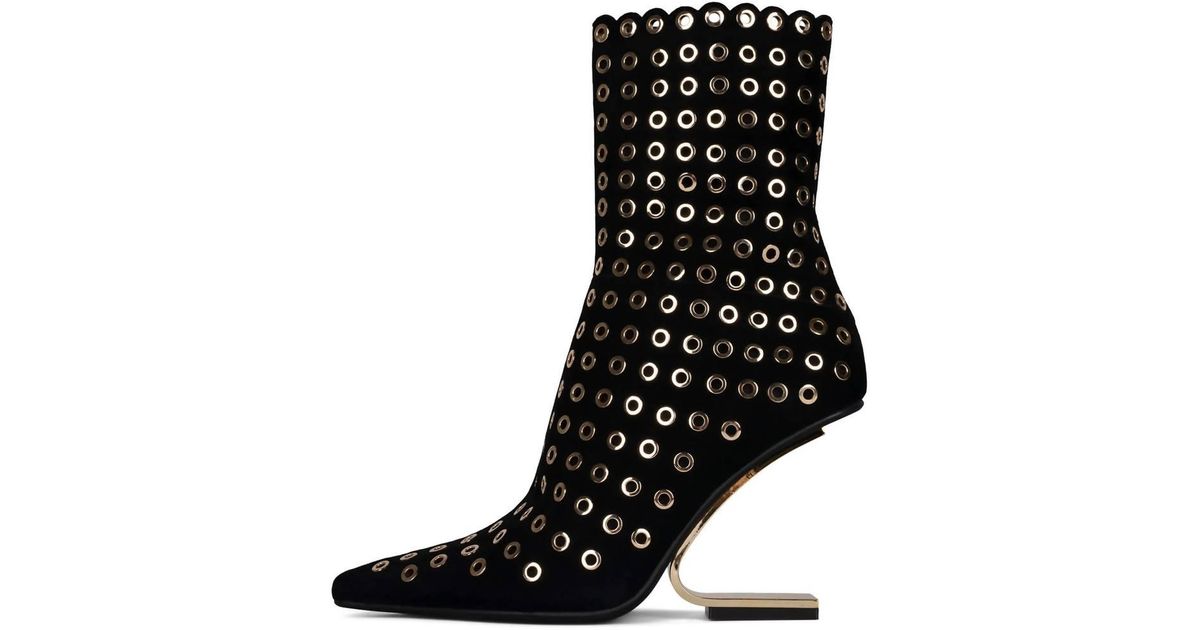 Jeffrey Campbell Compasse Pointed Toe Boot in Black Lyst