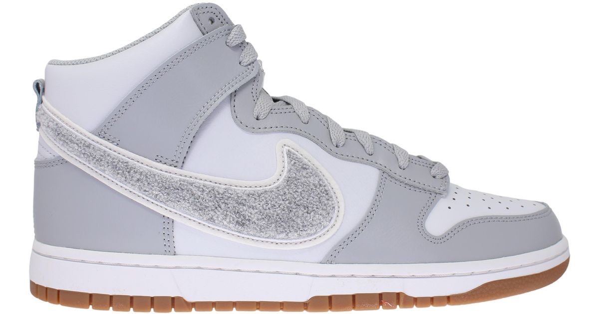 Nike Dunk Hi Retro University Lt Smoke Grey/photon Dust Dr8805003 in