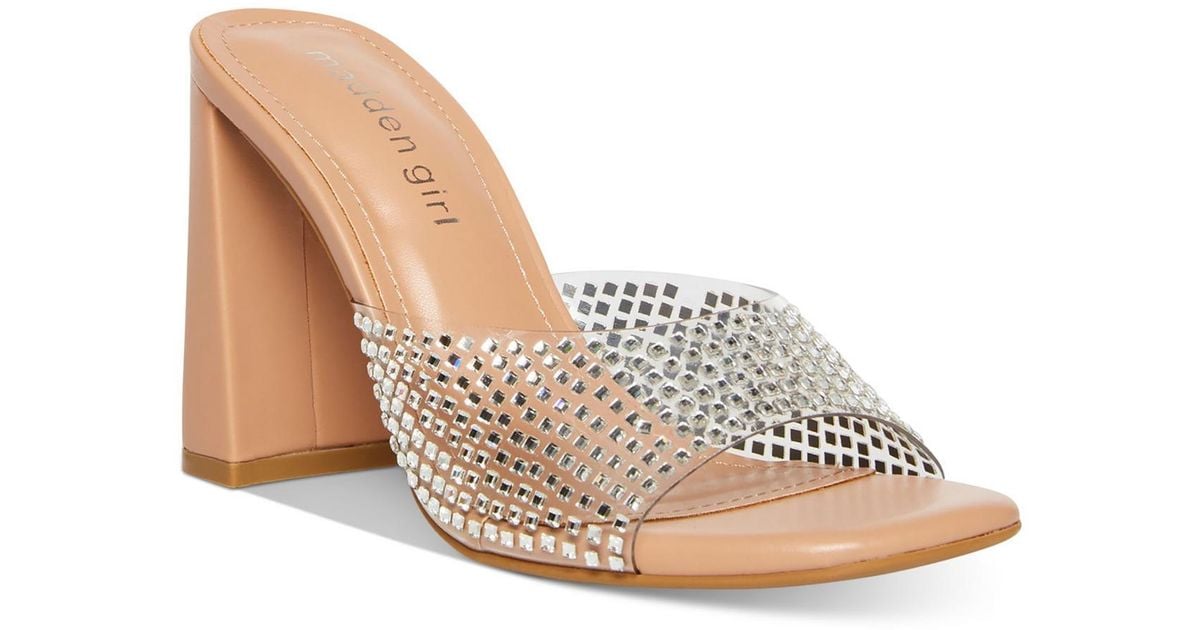 Madden Girl Genius Comfort Insole Slides Mule Sandals Lyst