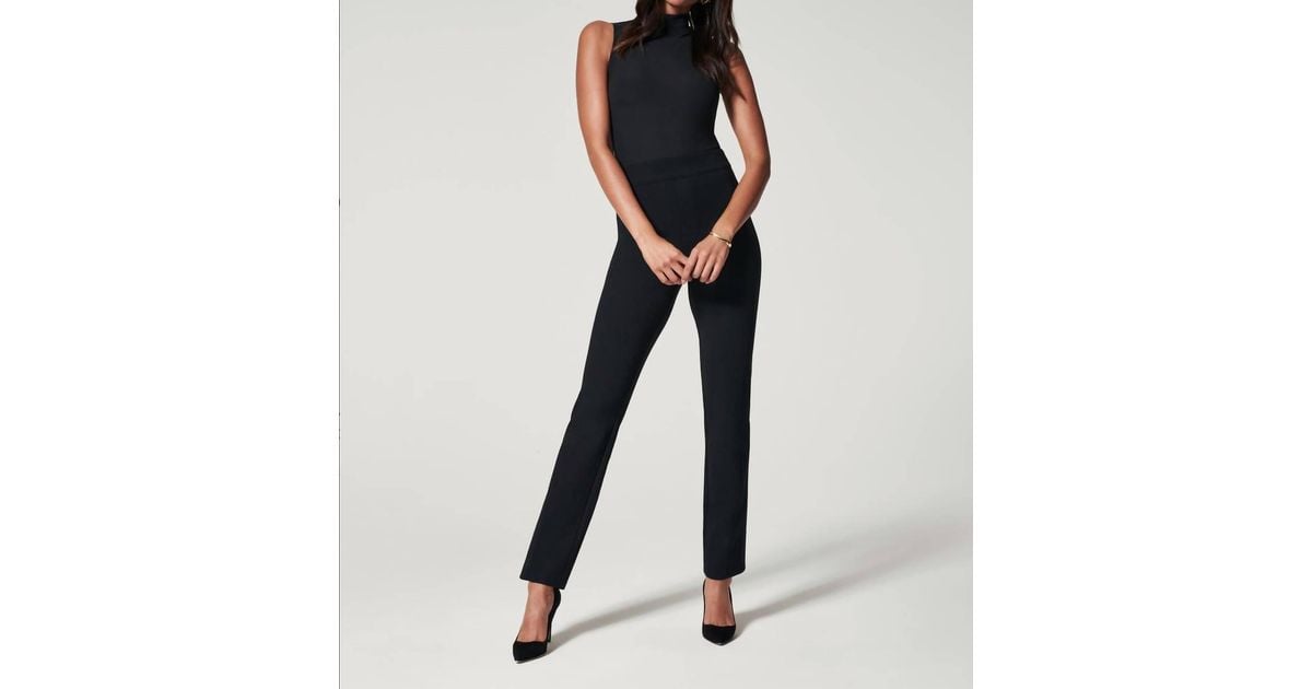 Spanx The Perfect Pant, Slim Straight In Classic Black Lyst