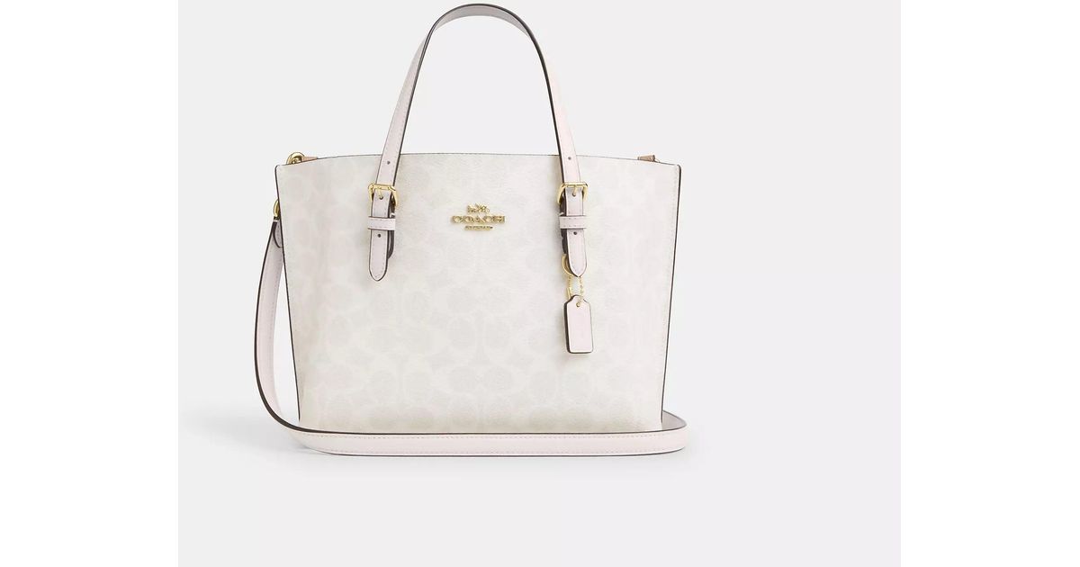 COACH Mollie Tote Bag 25 in Black | Lyst