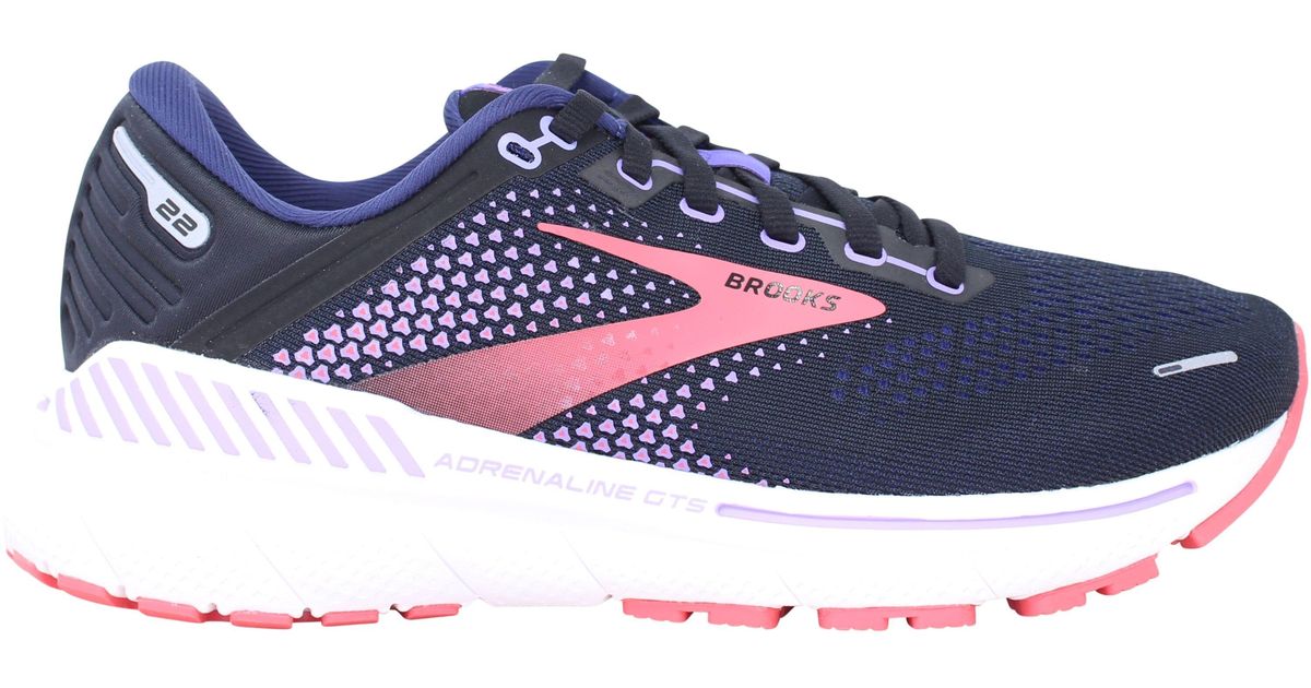 Brooks Adrenaline Gts 22 Black/whitered 1203531d080 in Blue Lyst