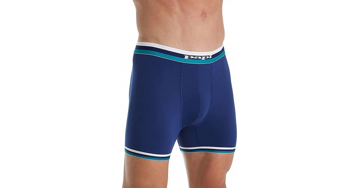 Papi Retro Original Mesh Boxer Brief in Blue for Men | Lyst