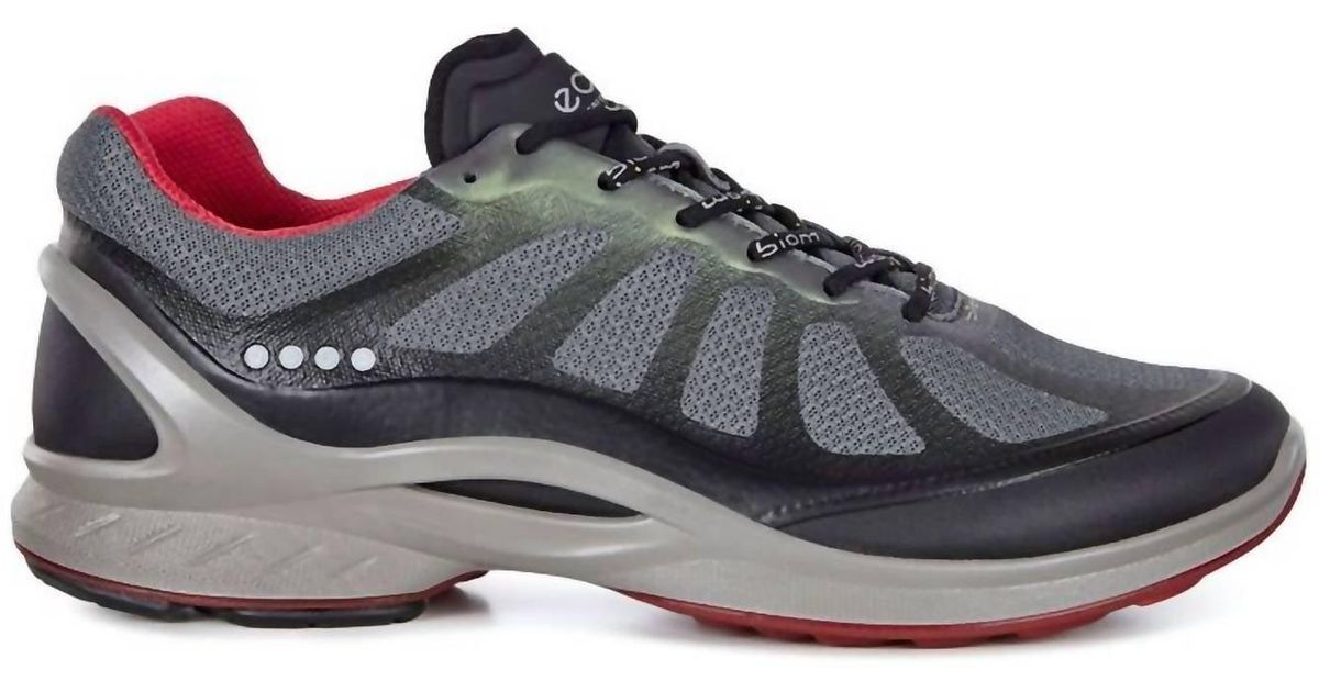 Ecco Biom Fjuel Racer Sneaker in Gray for Men Lyst