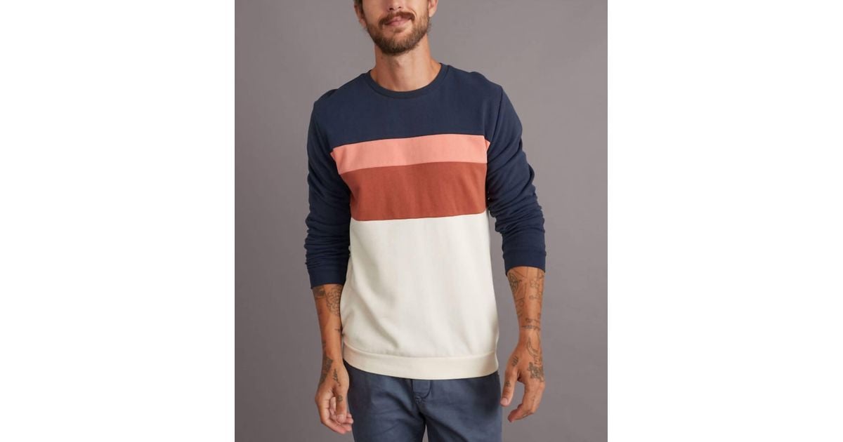 Marine Layer Jordan Crew Sweatshirt I Lyst