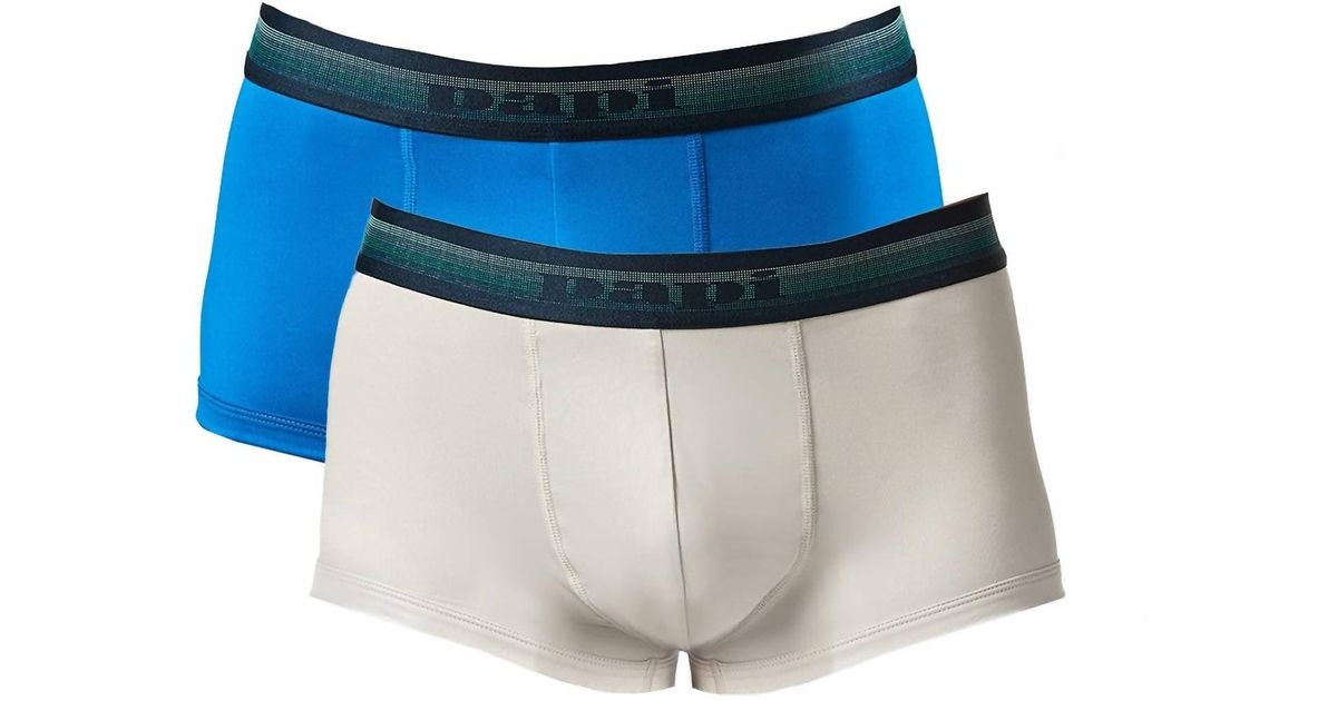 2 Unit Papi Papi 2-Pack Brazilian Trunk Underwear in Blue for Men | Lyst