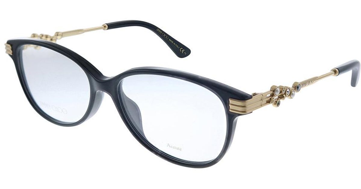 Jimmy Choo Jc 221/f 807 53mm Square Eyeglasses 53mm in Black | Lyst