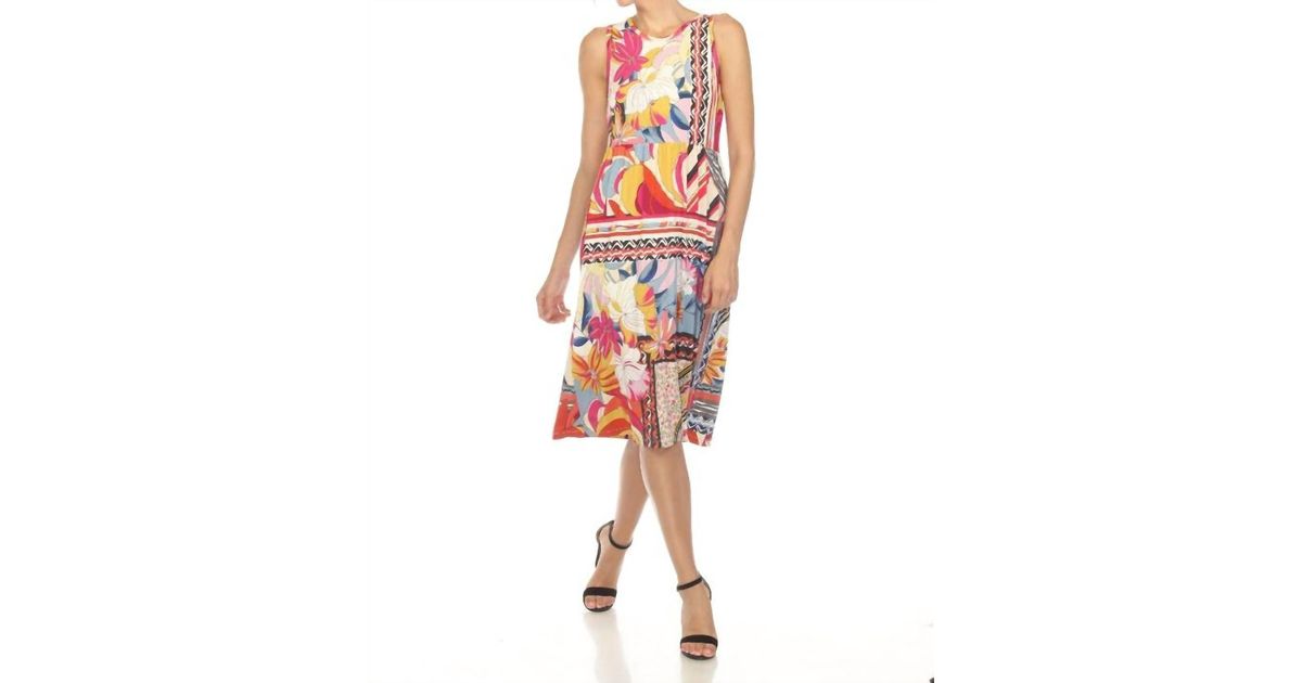 Johnny Was Women's Sleeveless Rayon Tank Blouse - Reversible With Eyelet & Tonal Embroidery