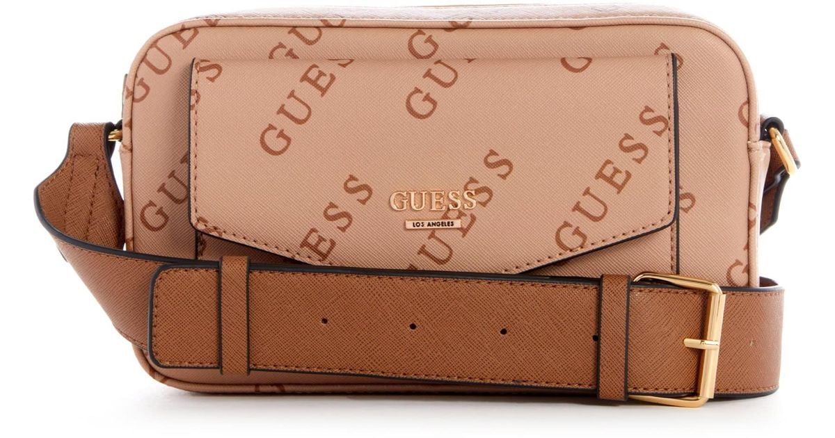 Guess Factory Luella Logo Camera Crossbody Lyst