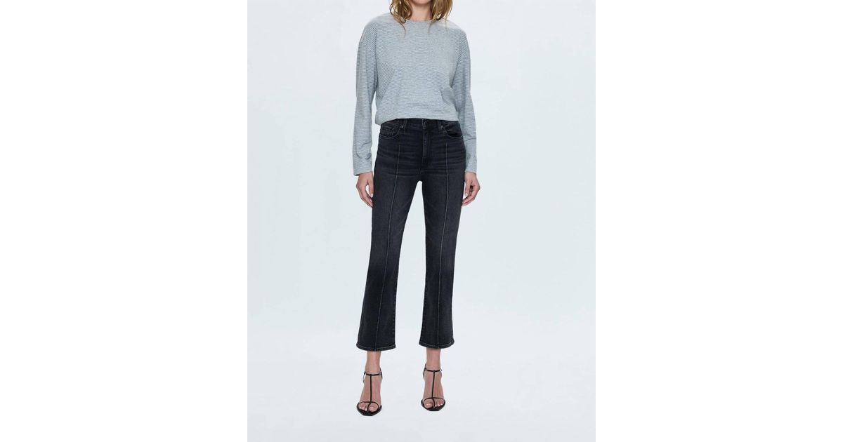 Lennon High Rise Crop Boot Jean Blush main image 1