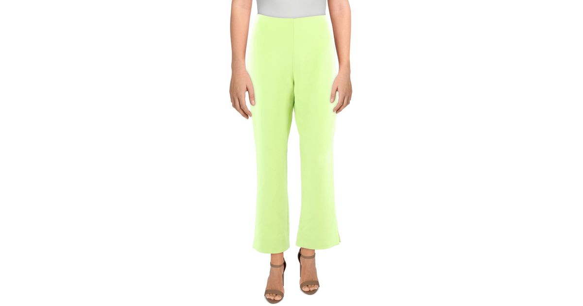 Cult Gaia High Rise Knit Dress Pants in Green Lyst