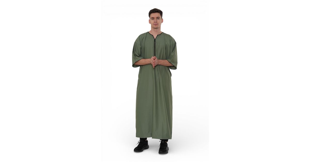 Thope Robe Arabic Thobes Ramadan Moroccan Gandoura Thobe Robe Djellaba Eid Jubba ...