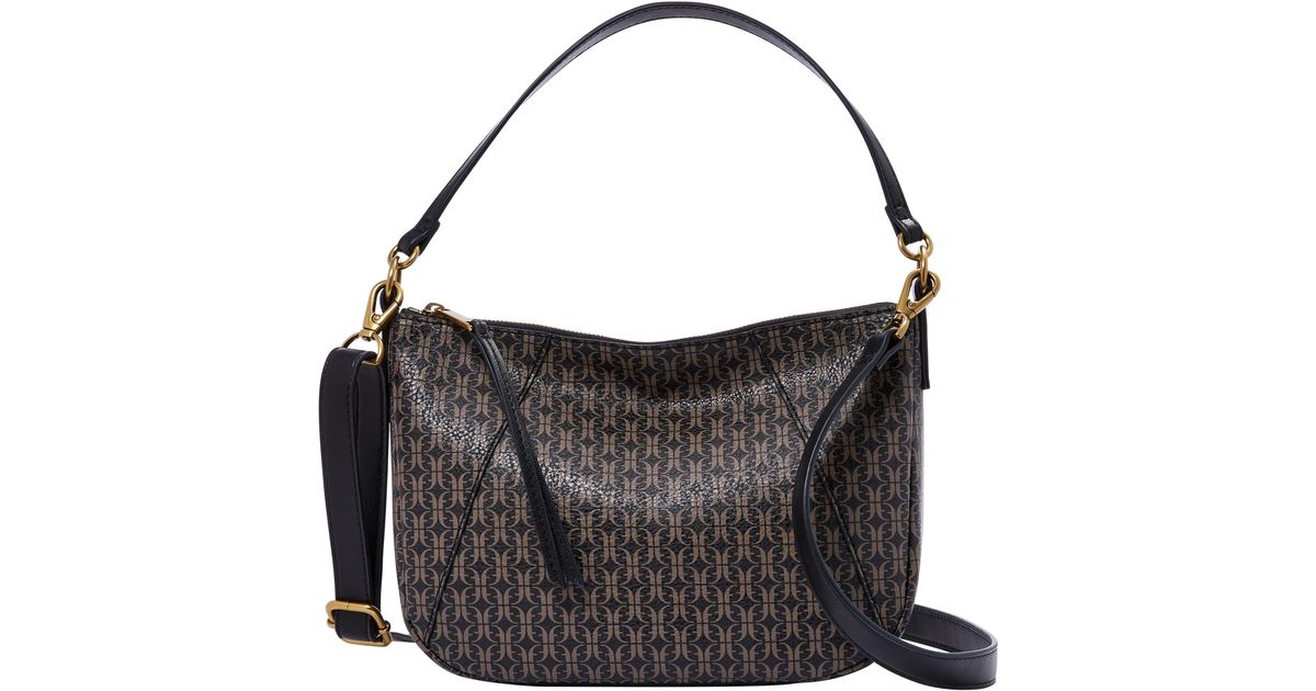 Fossil Skylar Pvc Crossbody in Black Lyst