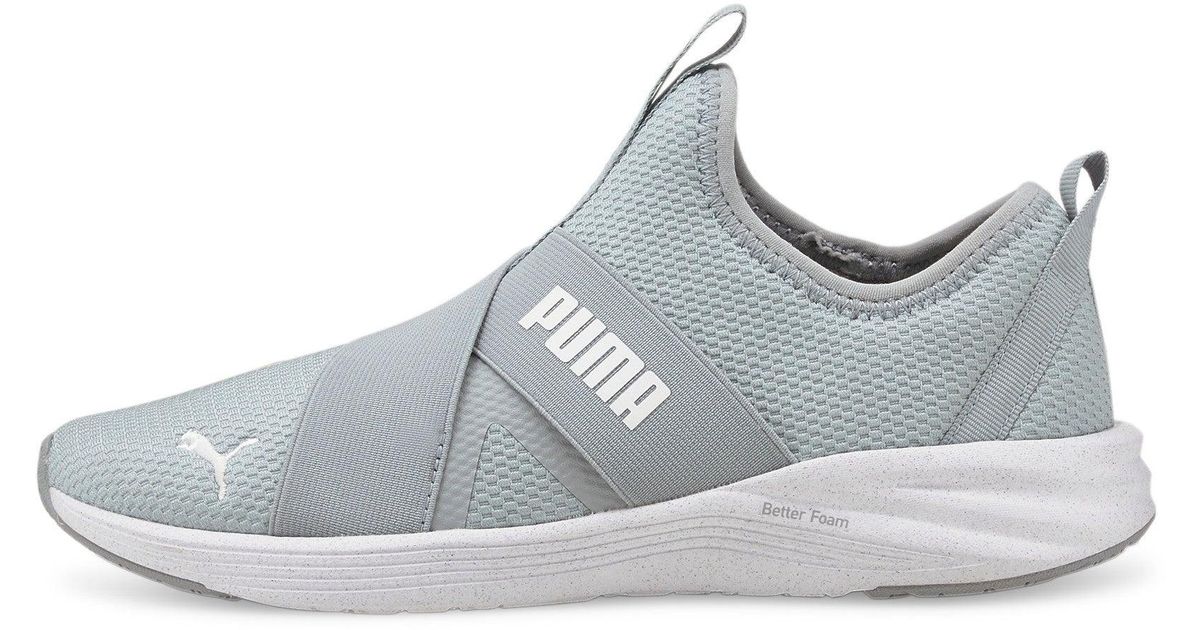 PUMA Better Foam Prowl Slip On Training Shoes in White | Lyst