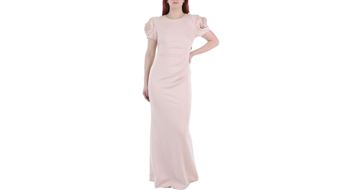Xscape Ruched Fit & Flare Evening Dress in Pink Lyst