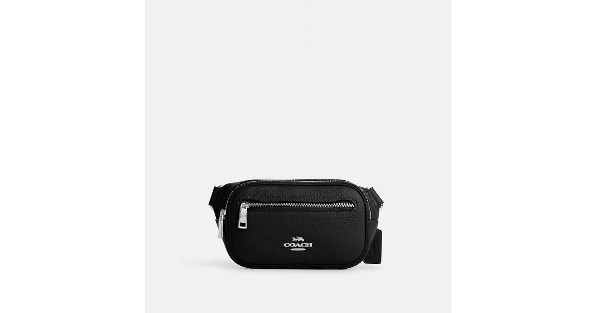 COACH Elias Mini Belt Bag in Black Lyst