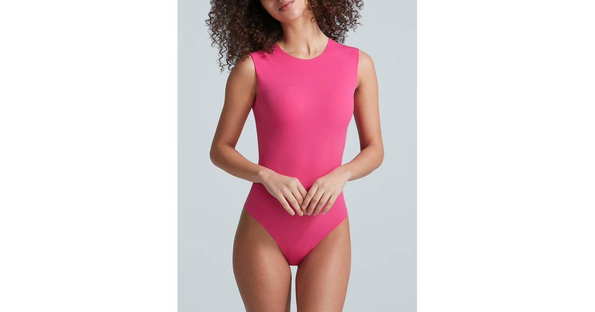 Commando Classic Muscle Bodysuit In Pink Lyst