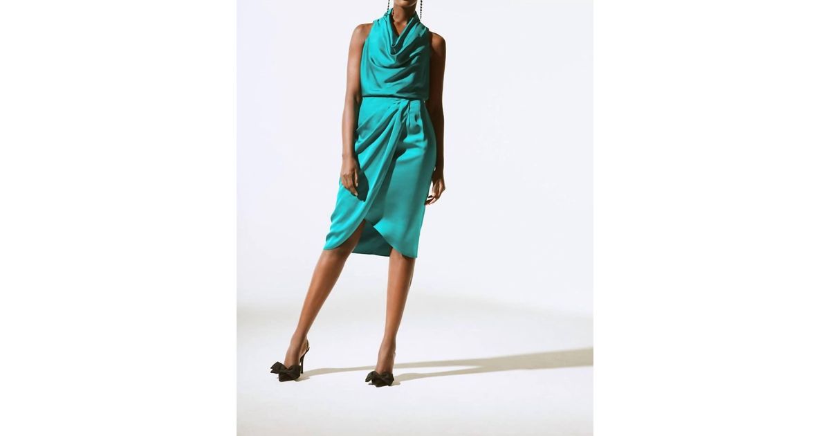 Joseph Ribkoff Silky Knit Color Block Sheath Dress
