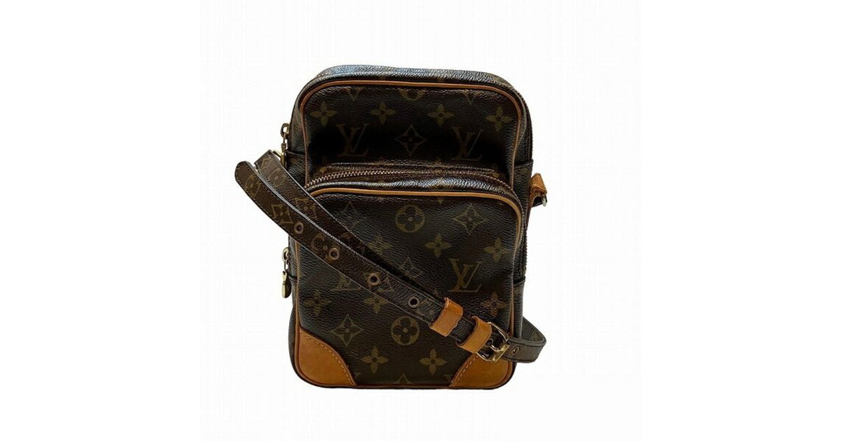 Louis Vuitton Amazon Canvas Shoulder Bag (preowned) in Black Lyst