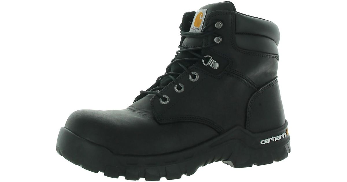 Carhartt Rugged Flex 6inch Leather Laceup Work & Safety Boot in Black