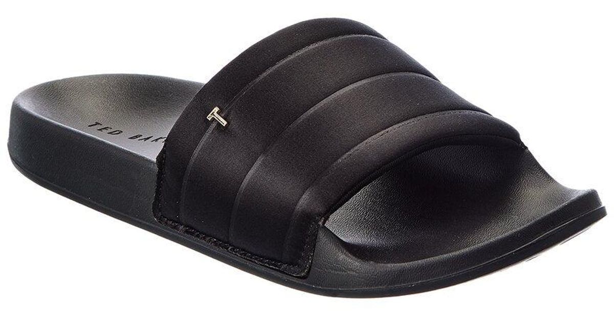 Ted Baker Padda Satin Slide in Black Lyst