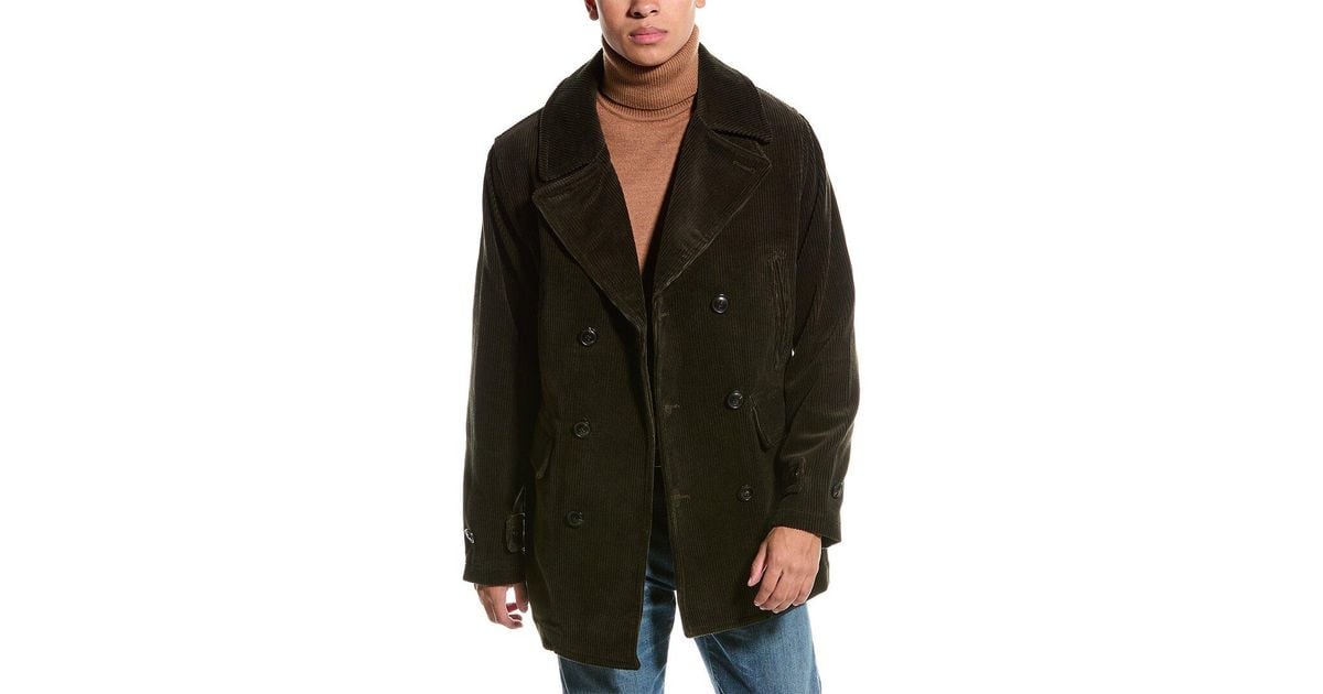 TODD SNYDER ピーコート サイズ3 Todd Snyder Corduroy Peacoat in Black for Men | Lyst