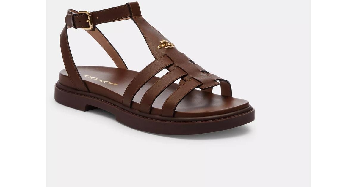 これからの季節に☆【COACH】Franny Sandal Coach Outlet Franny Sandal | ShopSimon