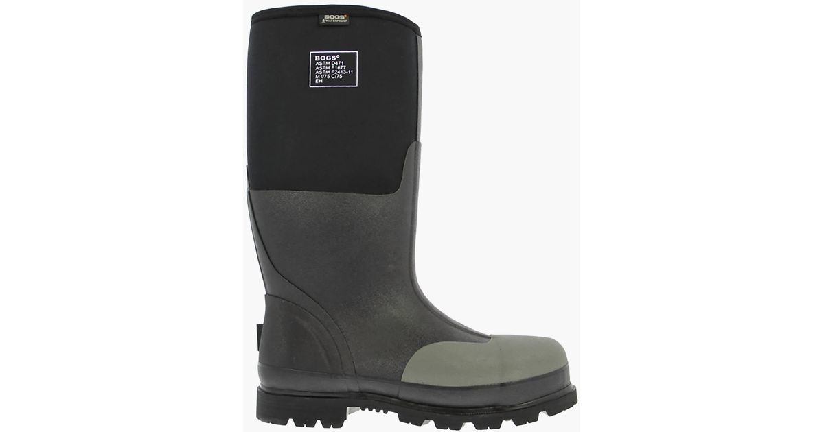 Bogs Forge Steel Toe Work Boots in Black for Men | Lyst