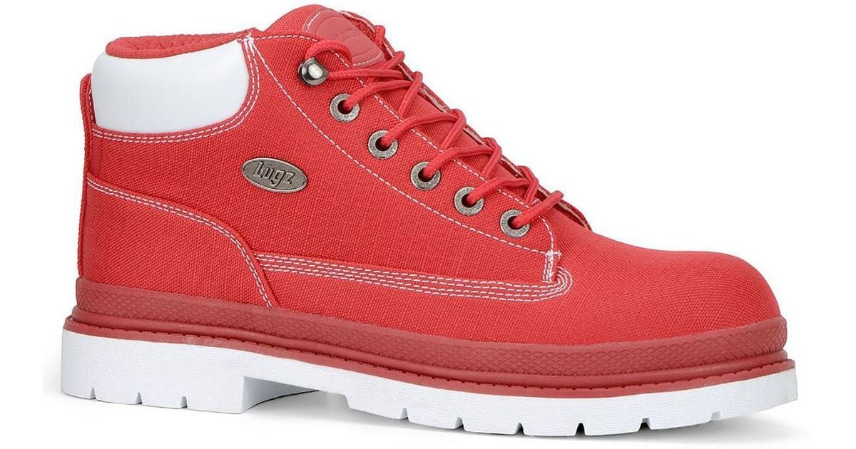 lugz red boots