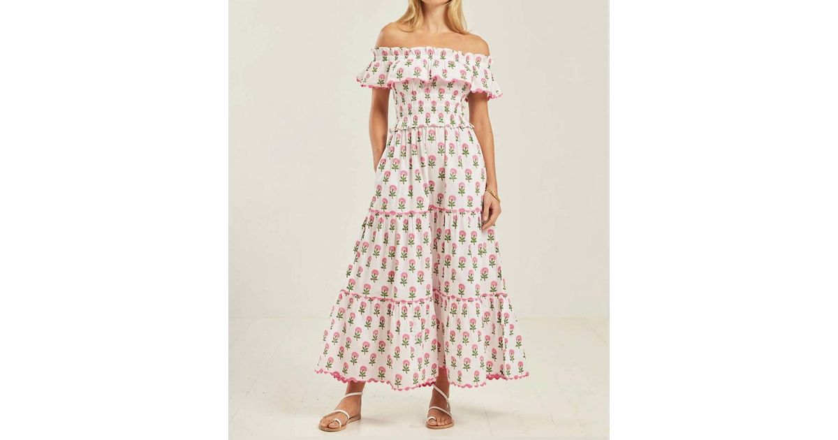 Pink City Prints Lottie Dress in Pink | Lyst