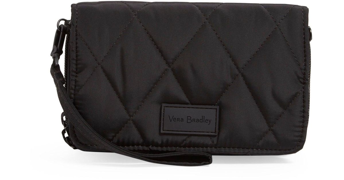 Vera Bradley Ultralight Rfid 3in1 Crossbody in Black Lyst